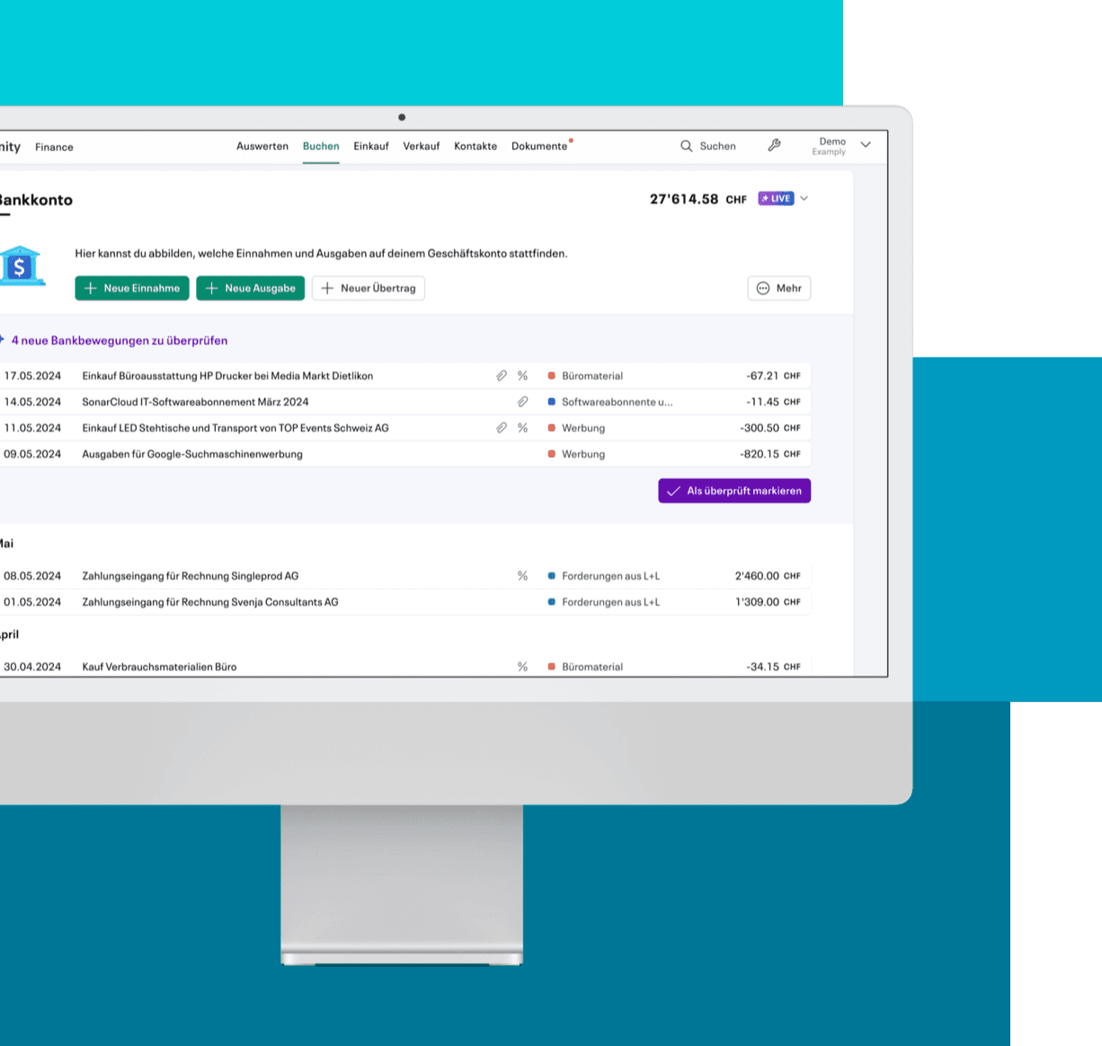 The Swiss AI accounting software