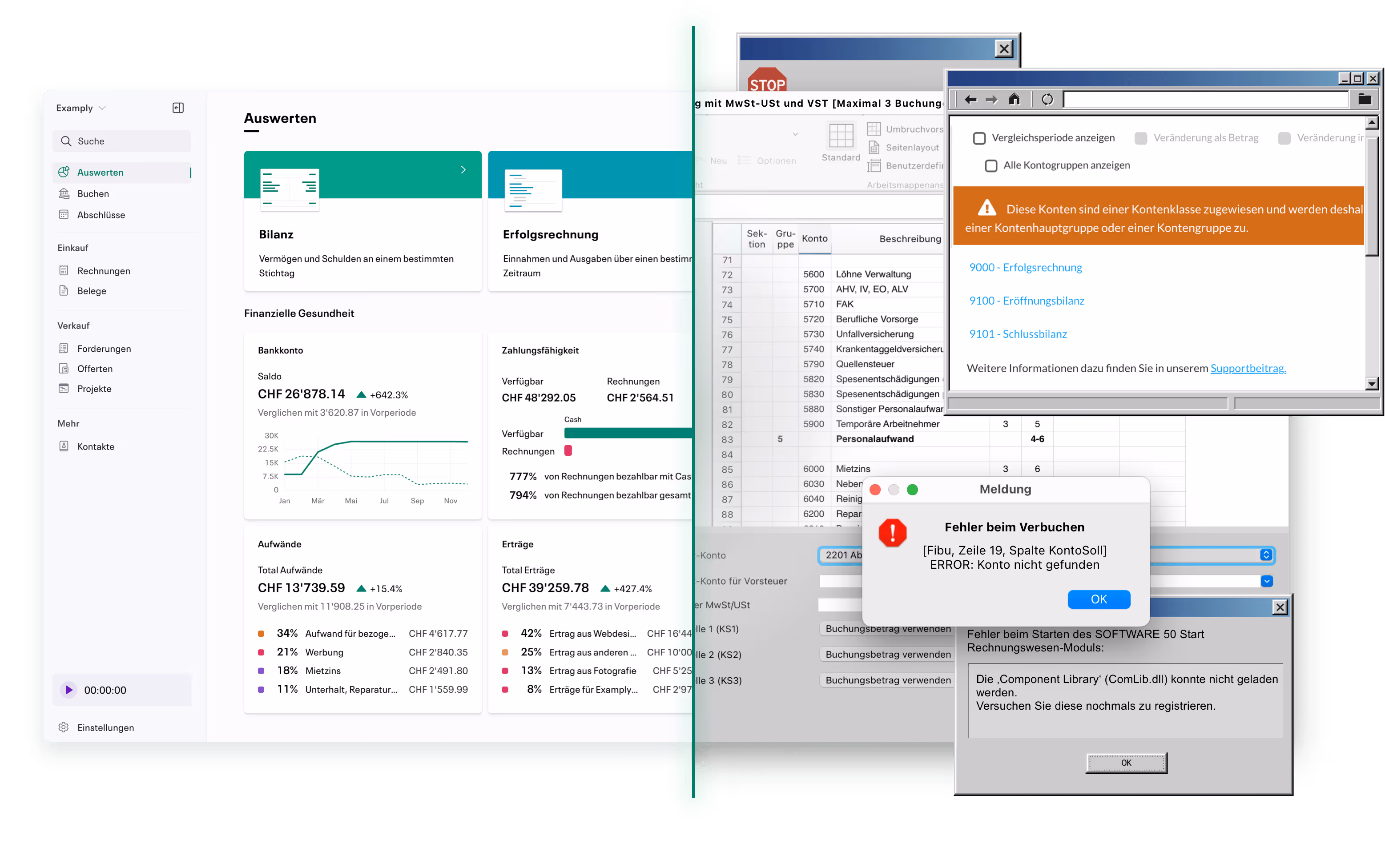 infinity.swiss compared with other accounting software